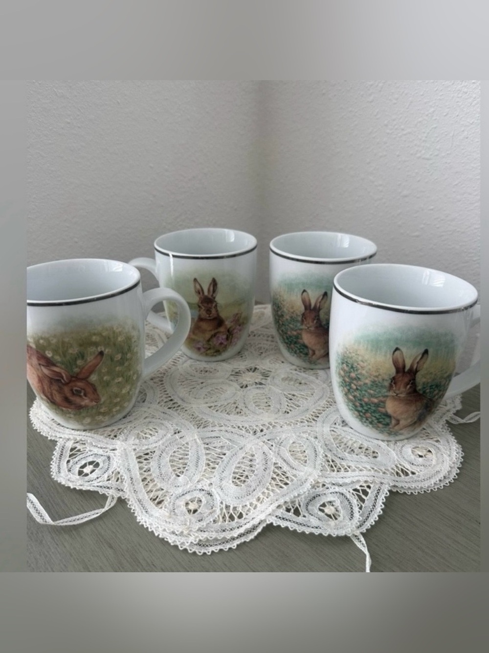 Pottery Barn Easter Spring
Floral Coffee Mugs cottagecore shabby chic